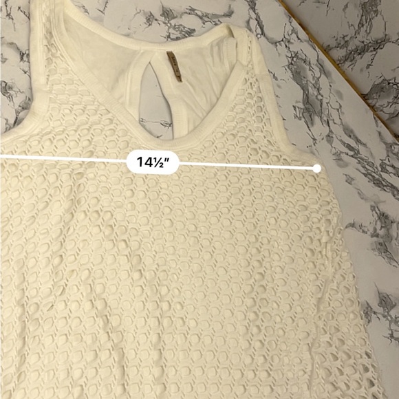 White Sleeveless Scoop Neck Mini Sundress Size Small - Picture 11 of 13